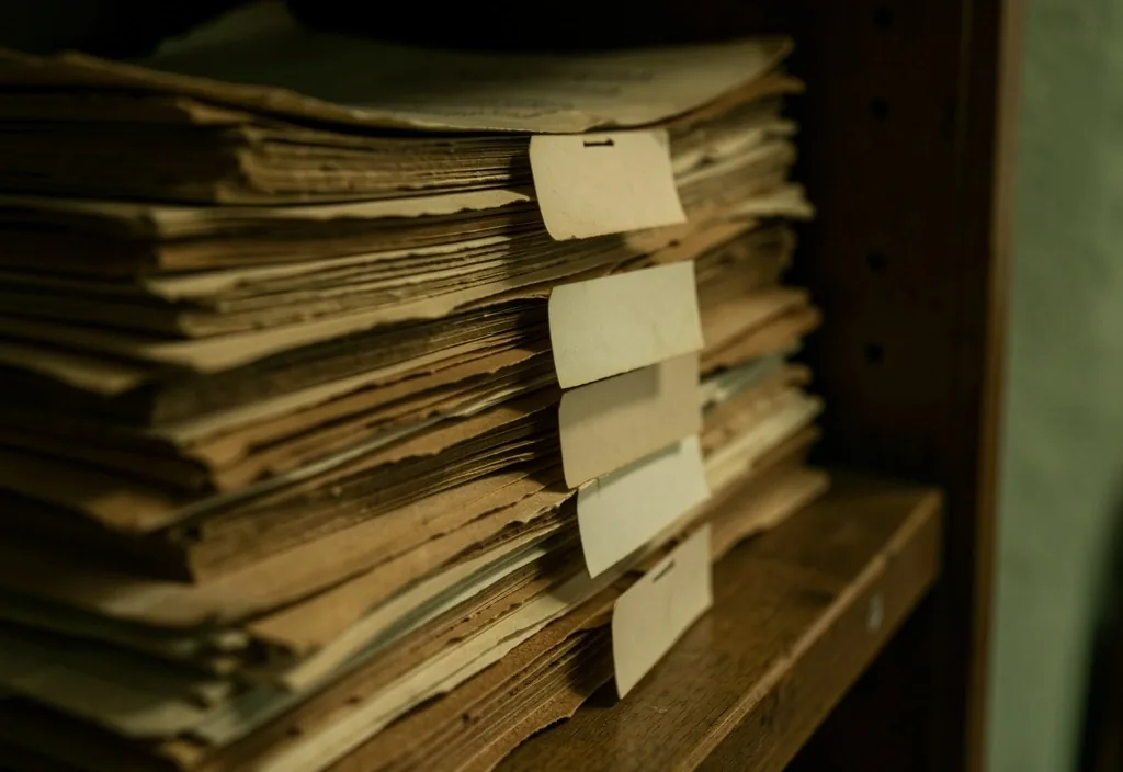 Documentos históricos de archivo